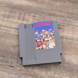Dr. Mario NES Game Cartridge - Gray